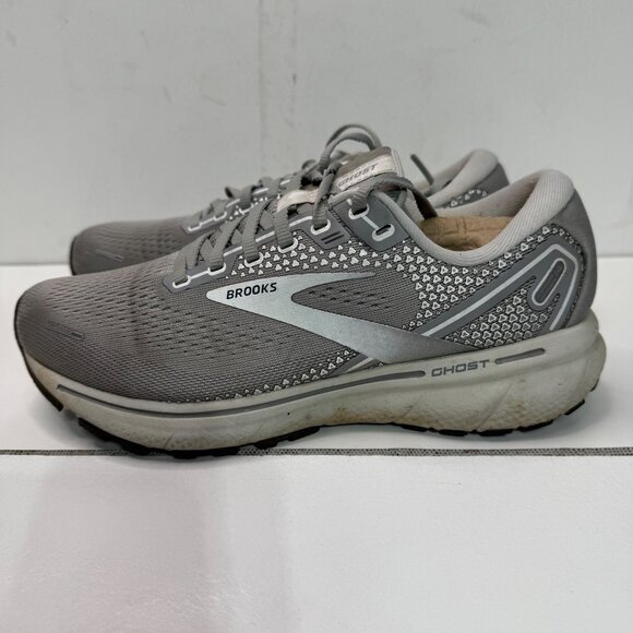 Brooks Ghost 14 Womens Size 8 Gray Running Shoes Athletic Sneakers - Picture 1 of 8